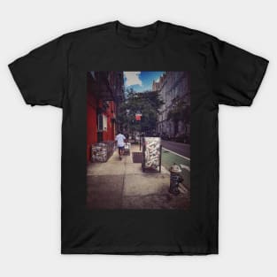 Manhattan Street Art Stickers Tags NYC T-Shirt